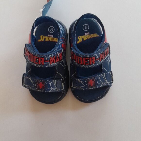 Boys Spiderman Sandals Size 5 - Picture 1 of 6